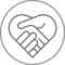 Hand in Heart Icon